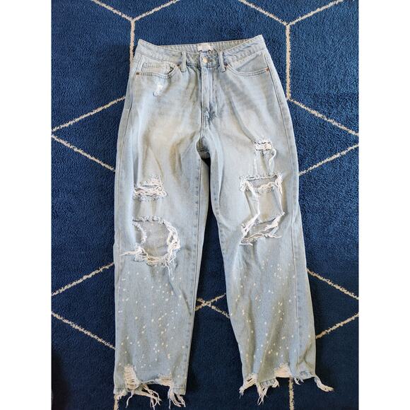 Forever21 High Waisted  Distressed Women's Jeans 29 - Picture 1 of 5